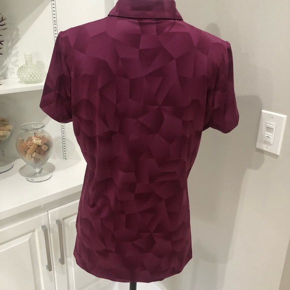 Arnold Palmer's Bay Hill Club Nike Golf Maroon/Burgundy Polo Large - Picture 5 of 8